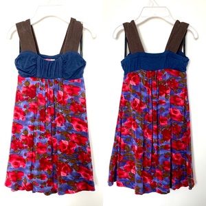 Cinnamon Girl Navy Floral Dress (1-2y)